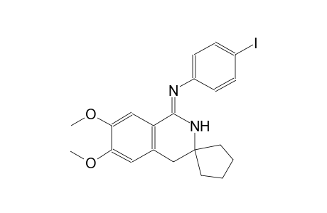 (Z)-N-(6',7'-dimethoxy-2',4'-dihydro-1'H-spiro[cyclopentane-1,3'-isoquinolin]-1'-ylidene)-4-iodoaniline