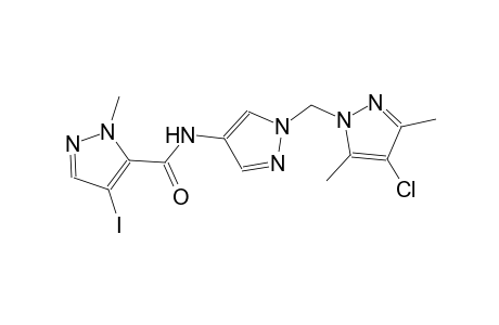 N-{1-[(4-chloro-3,5-dimethyl-1H-pyrazol-1-yl)methyl]-1H-pyrazol-4-yl}-4-iodo-1-methyl-1H-pyrazole-5-carboxamide