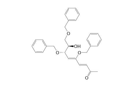 (3E,5Z,7S,8R)-5,7,9-Trbenzyloxy-8-hydroxynona-3,5-dien-2-one