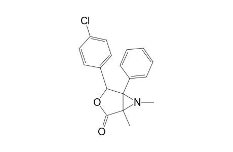 1,6-Dimethyl-4-(4-chlorophenyl)-5-phenyl-3-oxa-6-azabicyclo[3.1.0]hexan-2-one