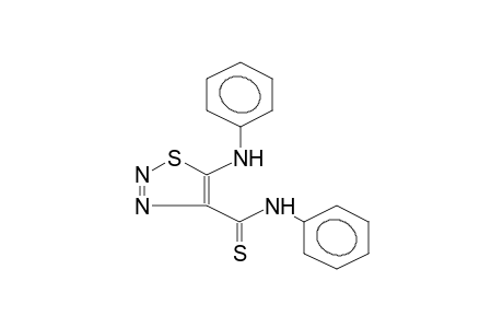5-Anilino-N-phenyl-1,2,3-thiadiazole-4-carbothioamide