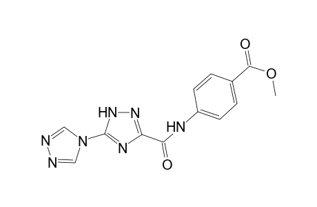 Benzoic acid, 4-[[[5-(4H-1,2,4-triazol-4-yl)-1H-1,2,4-triazol-3-yl]carbonyl]amino]-, methyl ester