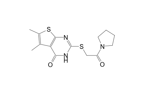 thieno[2,3-d]pyrimidin-4(3H)-one, 5,6-dimethyl-2-[[2-oxo-2-(1-pyrrolidinyl)ethyl]thio]-