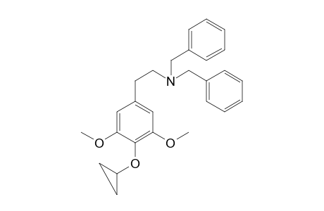 N,N-Dibenzyl-4-cyclopropoxy-3,5-dimethoxyphenethylamine