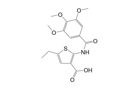 5-ethyl-2-[(3,4,5-trimethoxybenzoyl)amino]-3-thiophenecarboxylic acid