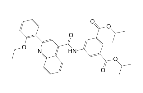 diisopropyl 5-({[2-(2-ethoxyphenyl)-4-quinolinyl]carbonyl}amino)isophthalate