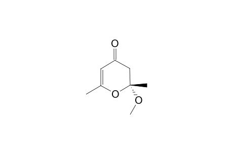 2,6-Dimethyl-2-methoxy-2,3-dihydro-4H-pyran-4-one