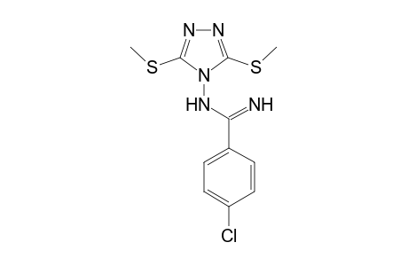 3,5-Dimethylthio-4-(4-chlorobenzamidino)-1,2,4-triazole