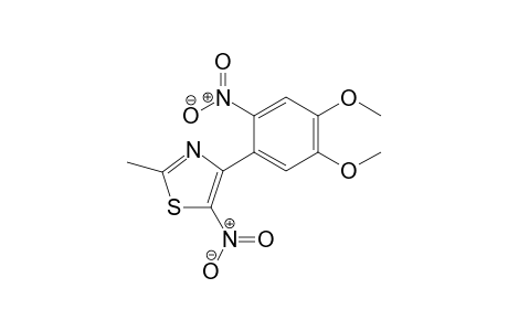 2-methyl-4-(2-nitro-4,5-dimethoxyphenyl)-5-nitrothiazole