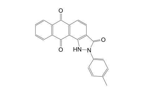 2-(4-methylphenyl)-1H-naphtho[2,3-g]indazole-3,6,11(2H)-trione