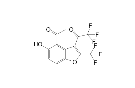 4-Acetyl-3-(trifluoroacetyl)-2-(trifluoromethyl)benzofuran-5-ol