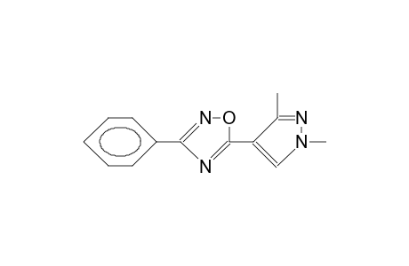 5-(1,3-Dimethyl-1H-pyrazol-4-yl)-3-phenyl-1,2,4-oxadiazole