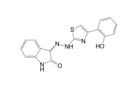 3-{2-[4-(2-Hydroxyphenyl)thiazol-2-yl]hydrazono}indolin-2-one
