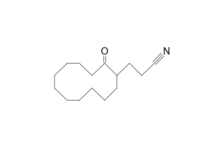 Cyclododecanepropanenitrile, 2-oxo-