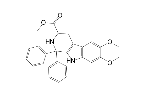 1,1-Diphenyl-3-methoxycarbonyl-6,7-dimethoxy-1,2,3,4-tetrahydro-.beta.-carboline