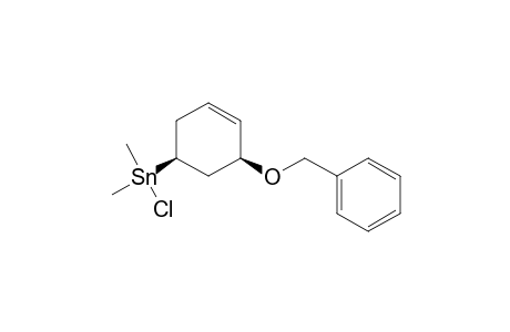 Stannane, chlorodimethyl[5-(phenylmethoxy)-3-cyclohexen-1-yl]-, cis-
