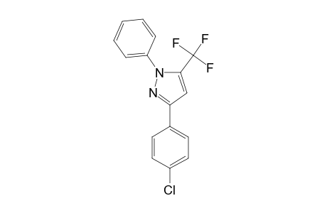 1-PHENYL-3-(PARA-CHLOROPHENYL)-5-TRIFLUOROMETHYL-PYRAZOLE