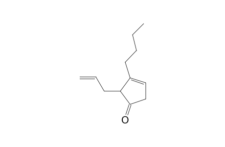 3-Cyclopenten-1-one, 3-butyl-2-(2-propenyl)-
