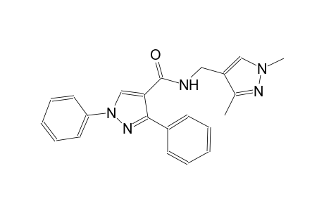 N-[(1,3-dimethyl-1H-pyrazol-4-yl)methyl]-1,3-diphenyl-1H-pyrazole-4-carboxamide