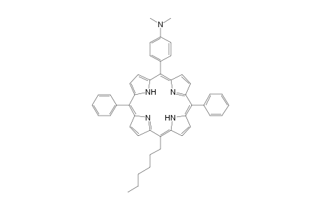 5-(4-Dimethylaminophenyl)-15-hexyl-10,20-diphenylporphyrin