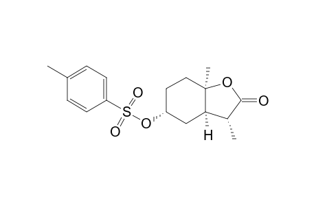 (3R,3aR,5R,7aR)-5-[(4-Methylbenzene)-1-sulfonyloxy]-3,7a-dimethyl-3a,4,5,6,7,7a-hexahydro-2(3H)-benzofuranone