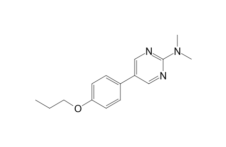 2-(Dimethylamino)-5-(4-propyloxyphenyl)pyrimidine