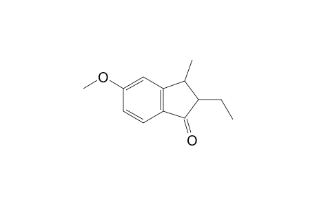2-ethyl-5-methoxy-3-methyl-1-indanone