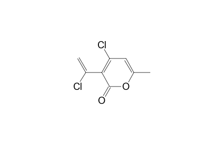 4-Chloranyl-3-(1-chloranylethenyl)-6-methyl-pyran-2-one