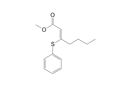 METHYL-(Z)-3-PHENYLTHIO-2-HEPTENOATE