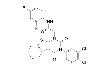 N-(4-bromo-2-fluorophenyl)-2-(3-(3,4-dichlorophenyl)-2,4-dioxo-3,4,5,6,7,8-hexahydro[1]benzothieno[2,3-d]pyrimidin-1(2H)-yl)acetamide