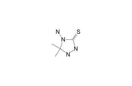 4-Amino-5,5-dimethyl-1,2,4-triazolidine-3-thione