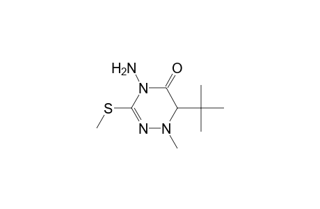 4-amino-6-tert-butyl-1-methyl-3-(methylthio)-6H-1,2,4-triazin-5-one