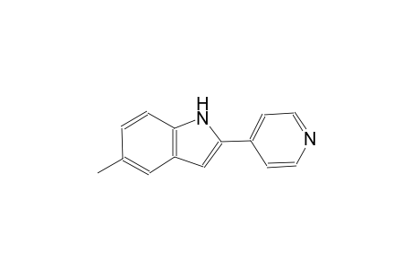 5-Methyl-2-(4-pyridinyl)-1H-indole