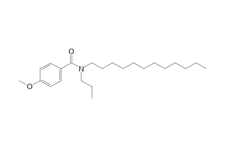 Benzamide, 4-methoxy-N-propyl-N-dodecyl-