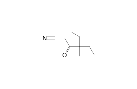 4-Ethyl-4-methyl-3-oxohexanenitrile