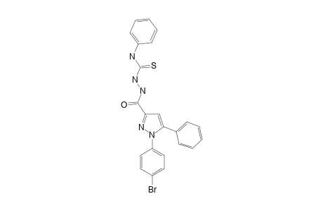 2-[[1-(4-BROMOPHENYL)-5-PHENYL-1H-PYRAZOL-3-YL]-CARBONYL]-N-PHENYL]-HYDRAZINE-CARBOTHIOAMIDE