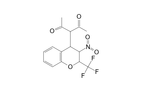 2,4-Pentanedione, 3-[3,4-dihydro-3-nitro-2-(trifluoromethyl)-2H-1-benzopyran-4-yl]-