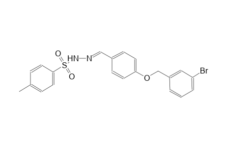 N'-((E)-{4-[(3-bromobenzyl)oxy]phenyl}methylidene)-4-methylbenzenesulfonohydrazide