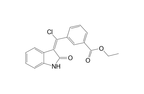 Ethyl 3-[chloro(2-oxo-1,2-dihydroindolylidene)methyl]benzoate