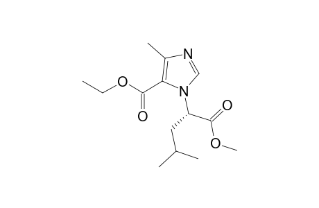 (S)-3-(1-Methoxycarbonyl-3-methylbutyl)-5-methyl-3H-imidazole-4-carboxylic acid ethyl ester