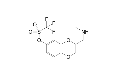3-[(Methylamino)methyl]-2,3-dihydro-1,4-benzodioxin-6-yl trifluoromethanesulfonate