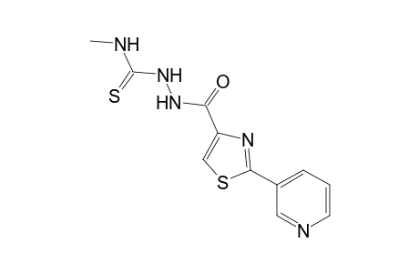 Thiazole-4-carbohydrazide, 2-(3-pyridyl)-N-methylaminothiocarbonyl-