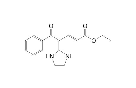 (E)-4-(2-imidazolidinylidene)-5-oxo-5-phenyl-2-pentenoic acid ethyl ester
