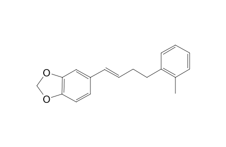 (E)-1-(3',4'-Methylenedioxyphenyl)-4-(2-methylphenyl)but-1-ene