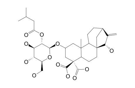 2-BETA-O-BETA-D-GLUCOPYRANOSYL-15-ALPHA-HYDROXY-KAUR-16-EN-18,19-DICARBOXYLIC-ACID