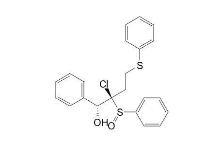 Benzenemethanol, .alpha.-[1-chloro-1-(phenylsulfinyl)-3-(phenylthio)propyl]-, [.alpha.R*(1R*)]-