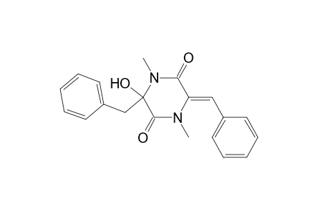 2,5-Piperazinedione, 3-hydroxy-1,4-dimethyl-3-(phenylmethyl)-6-(phenylmethylene)-, (Z)-(.+-.)-