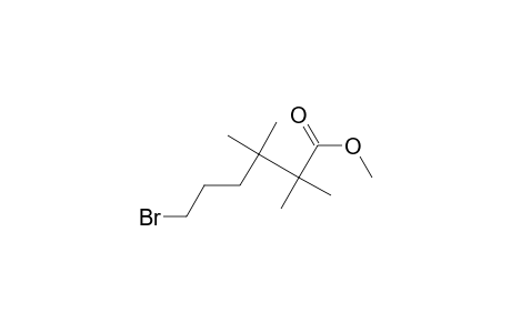 Hexanoic acid, 6-bromo-2,2,3,3-tetramethyl-, methyl ester