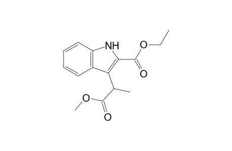 3-(1-methoxy-1-oxopropan-2-yl)-1H-indole-2-carboxylic acid ethyl ester