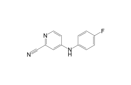 4-(4-fluoroanilino)-2-pyridinecarbonitrile